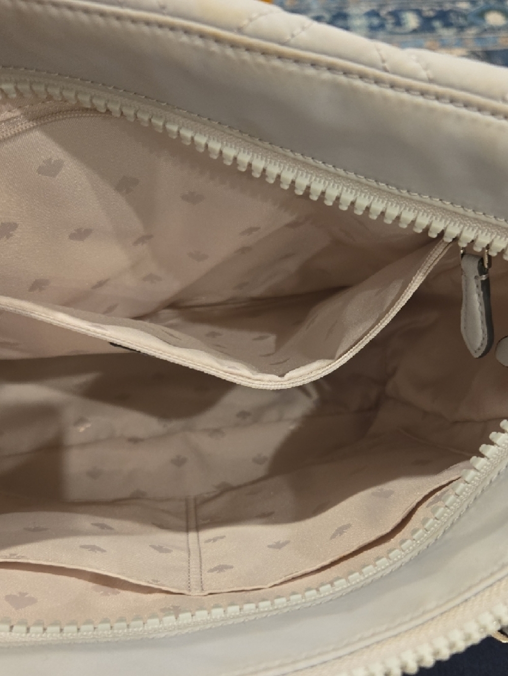 kate spade Silver quilted tote with detachable strap - Picture 3 of 5